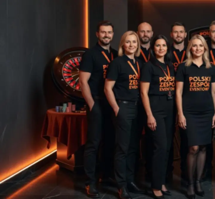 Zespół RGO przy eleganckim stole eventowym